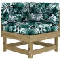 Garden furniture set 6 pieces and cushions made of impregnated pine wood by vidaXL, Garden sets - Ref: Foro24-3185989, Price:...