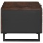 Mesa de Café Marrón y Negro 80 x 50 x 40 cm