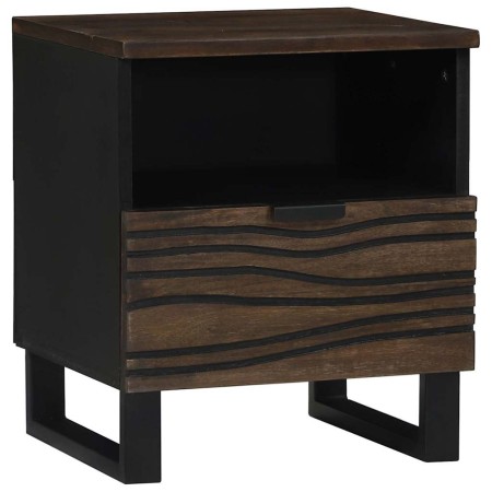 Armario de Noche Nogal 40 x 33 x 46 cm madera maciza de mango