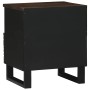 Armario de Noche Nogal 40 x 33 x 46 cm madera maciza de mango