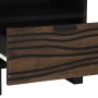 Armario de Noche Nogal 40 x 33 x 46 cm madera maciza de mango