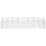 Pajarera de aluminio color plateado 1,79x8x1,85 m de vidaXL, Pies y jaulas para pájaros - Ref: Foro24-3155799, Precio: 661,75...