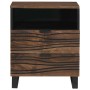 Armario de Noche Nogal 50 x 33 x 60 cm madera maciza de mango
