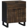 Armario de Noche Nogal 50 x 33 x 60 cm madera maciza de mango