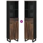 Gabinete de Baño Marrón 38 x 33 x 160 cm Madera maciza de Mango