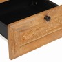Mesa de Noche con cajón Marrón claro 40 x 33 x 46 cm