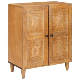 Vitrina Marrón claro 60 x 33 x 75 cm madera maciza de mango