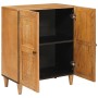 Vitrina Marrón claro 60 x 33 x 75 cm madera maciza de mango