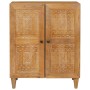 Vitrina Marrón claro 60 x 33 x 75 cm madera maciza de mango