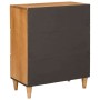 Vitrina Marrón claro 60 x 33 x 75 cm madera maciza de mango