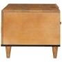 Mesa de Café con estante Marrón claro 80 x 50 x 40 cm