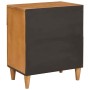 Mesa de Noche con cajón con puerta Marrón claro 50 x 33 x 60 cm
