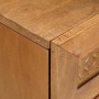 Mesa de Noche con cajón con puerta Marrón claro 50 x 33 x 60 cm