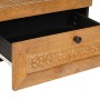 Mesa de Noche con cajón Marrón claro 50 x 33 x 60 cm