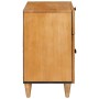 Mesa de Noche con cajón con puerta Marrón claro 50 x 33 x 60 cm