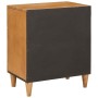 Mesa de Noche con cajón con puerta Marrón claro 50 x 33 x 60 cm