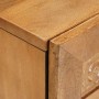 Mesa de Noche con cajón con puerta Marrón claro 50 x 33 x 60 cm