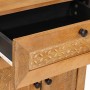Mesa de Noche con cajón con puerta Marrón claro 50 x 33 x 60 cm