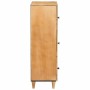 Alacena Marrón claro 40 x 33 x 110 cm madera maciza de mango