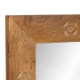 Espejo Marrón claro 57 x 70 x 3 cm madera maciza de mango