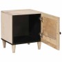 Mesa de Noche 2 pcs Beige 40 x 33 x 46 cm