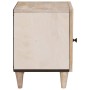Mesa de Noche 2 pcs Beige 40 x 33 x 46 cm
