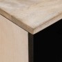 Mesa de Noche con cajón 2 pcs Beige 40 x 33 x 46 cm
