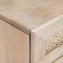 Mesa de Noche Beige 50 x 33 x 60 cm madera maciza de mango