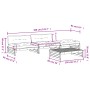 Juego de muebles de jardín 4 pzas y cojines madera maciza gris de vidaXL, Conjuntos de jardín - Ref: Foro24-3186139, Precio: ...