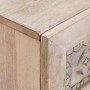 Mesa de Noche Beige 50 x 33 x 60 cm madera maciza de mango