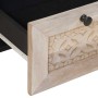 Mesa de Noche Beige 50 x 33 x 60 cm madera maciza de mango