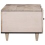 Mesa de Café Beige 100 x 54 x 40 cm madera maciza de mango