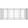 Perrera de exterior de acero 14,52 m² en Casetas y cercados para perros | Comprar online en Foro24