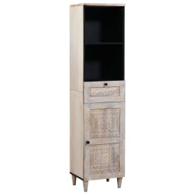 Gabinete de Baño con cajón con puerta Blanco 38 x 33.5 x 160 cm