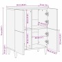 Vitrina 33.5 x 60 x 75 cm