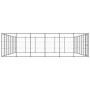 Perrera de exterior de acero 50,82 m² en Casetas y cercados para perros | Comprar online en Foro24