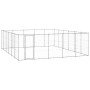 Perrera de exterior de acero galvanizado 36,3 m² en Casetas y cercados para perros | Comprar online en Foro24