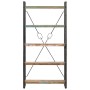 5-stufiges Regal aus recyceltem Massivholz 90x30x180 cm von vidaXL, Bücherregale und Regale - Ref: Foro24-286584, Preis: 284,...