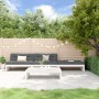 4-teiliges Gartenmöbel-Set und weiße Massivholzkissen von vidaXL, Gartensets - Ref: Foro24-3186138, Preis: 799,94 €, Rabatt: %