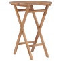 Juego de comedor para jardín 3 piezas madera maciza de teca