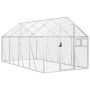 Vogelkäfig aus silbernem Aluminium, 1,79x4x1,85 m. von vidaXL, Füße und Vogelkäfige - Ref: Foro24-3155797, Preis: 462,76 €, R...