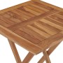 Juego de comedor para jardín 3 piezas madera maciza de teca