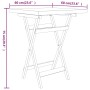 Juego de comedor para jardín 3 piezas madera maciza de teca