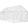 Vogelkäfig aus silbernem Aluminium, 1,79x4x1,85 m. von vidaXL, Füße und Vogelkäfige - Ref: Foro24-3155797, Preis: 462,76 €, R...