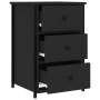 Nachttisch aus schwarzem Ingenieurholz 40x36x60 cm von vidaXL, Nachttische - Ref: Foro24-825993, Preis: 65,57 €, Rabatt: %
