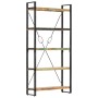 5-stufiges Regal aus recyceltem Massivholz 90x30x180 cm von vidaXL, Bücherregale und Regale - Ref: Foro24-286584, Preis: 284,...
