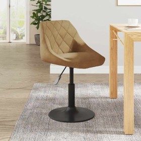 Silla de comedor de terciopelo marrón Silla de comedor de terciopelo marrón