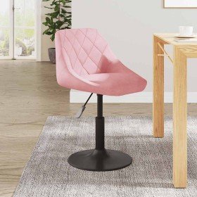 Silla de comedor de terciopelo rosa Silla de comedor de terciopelo rosa