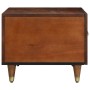 Mesa de Café Marrón miel 80 x 50 x 40 cm madera maciza de mango