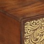 Mesa de Café Marrón miel 80 x 50 x 40 cm madera maciza de mango